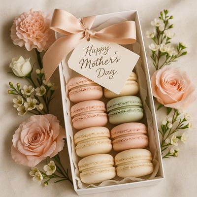 Celebrate Mother&#39;s Day with Exquisite French Macarons and Basque Cheesecakes