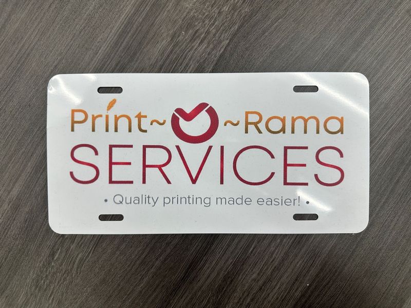 Aluminum License Plate