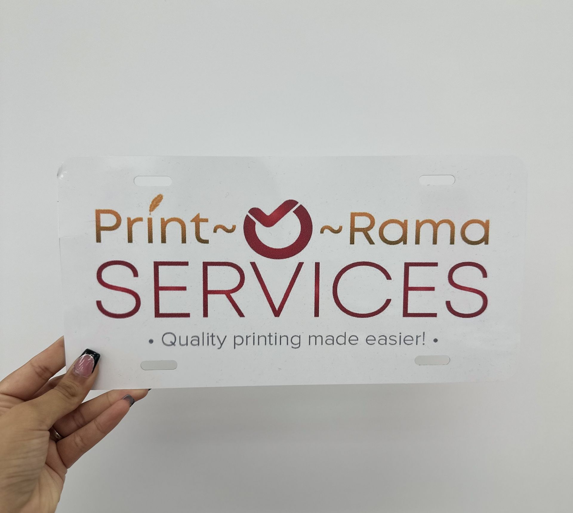 Aluminum License Plate