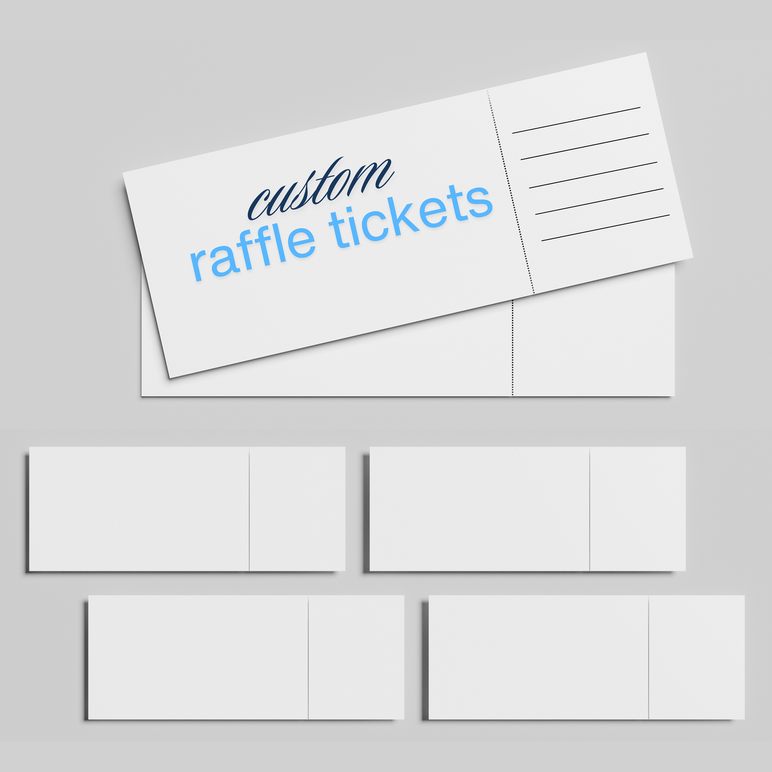 Raffle Ticket Single Sided QTY-250