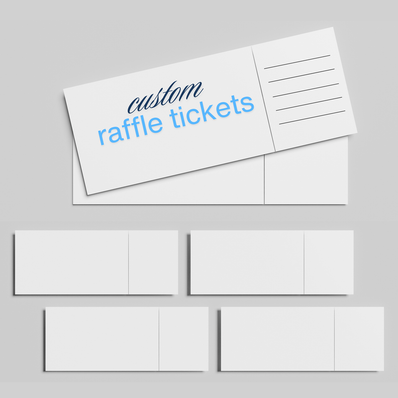 Raffle Ticket Single Sided QTY-250