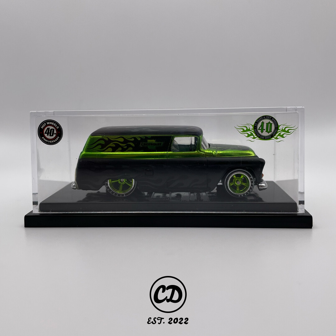 *GREEN* Hot Wheels Japan Convention 55&#39; Chevy Panel Wagon