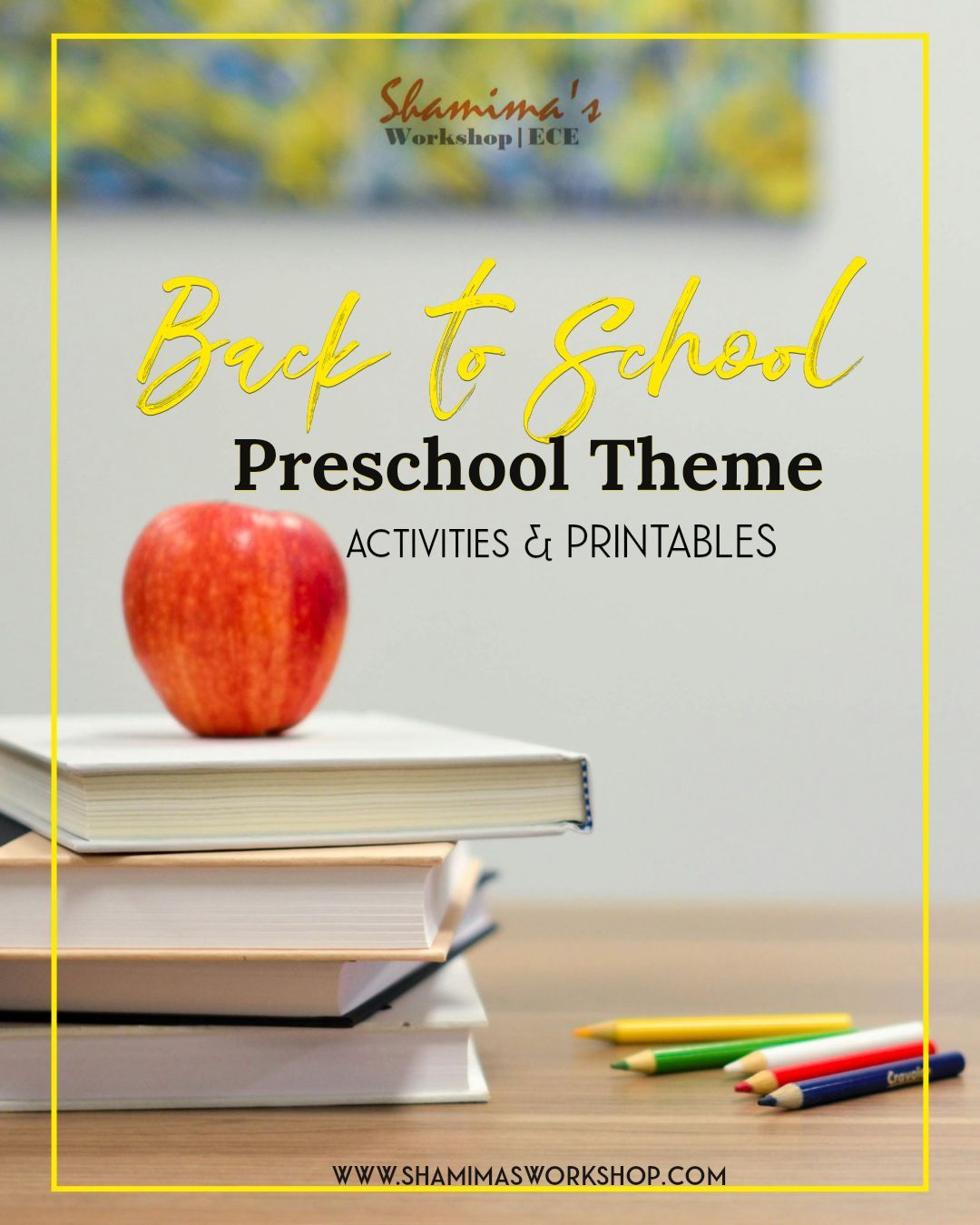 Back to School - Literacy & Math Activities for Preschool