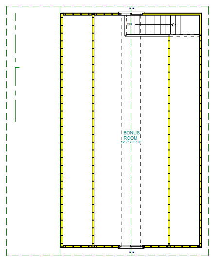 G384 24' X 40' X 9' detached garage with bonus room