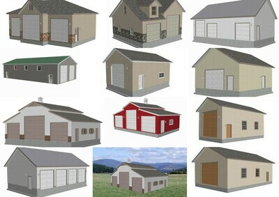 11 Complete Sets of RV Garage PDF Plans and Blueprints for only $29.99