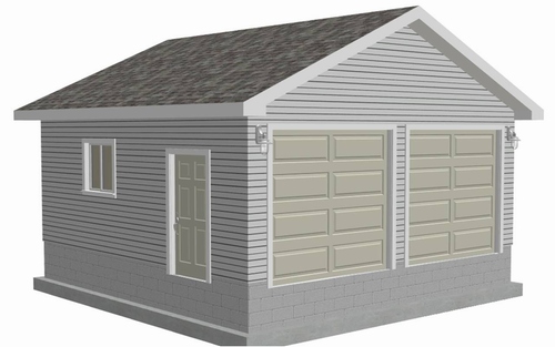G435 Garage 20 X 20 X 9 Plan