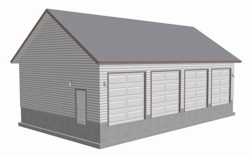 #g442 50x30x12 garage Plans