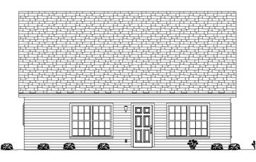 Plan #224b Cottage Custom HOme Design