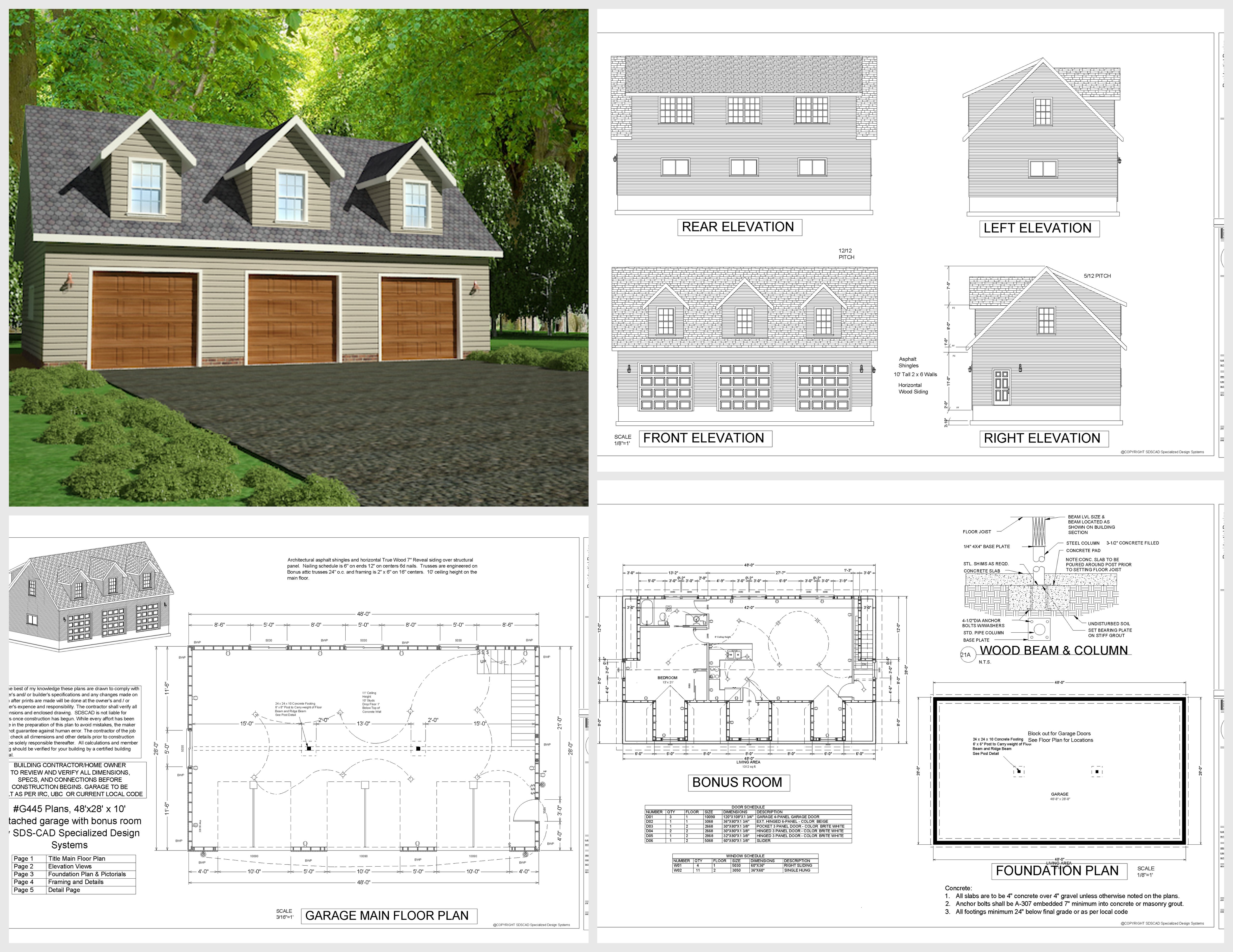 Garage and Barn Plans PDF Catalog