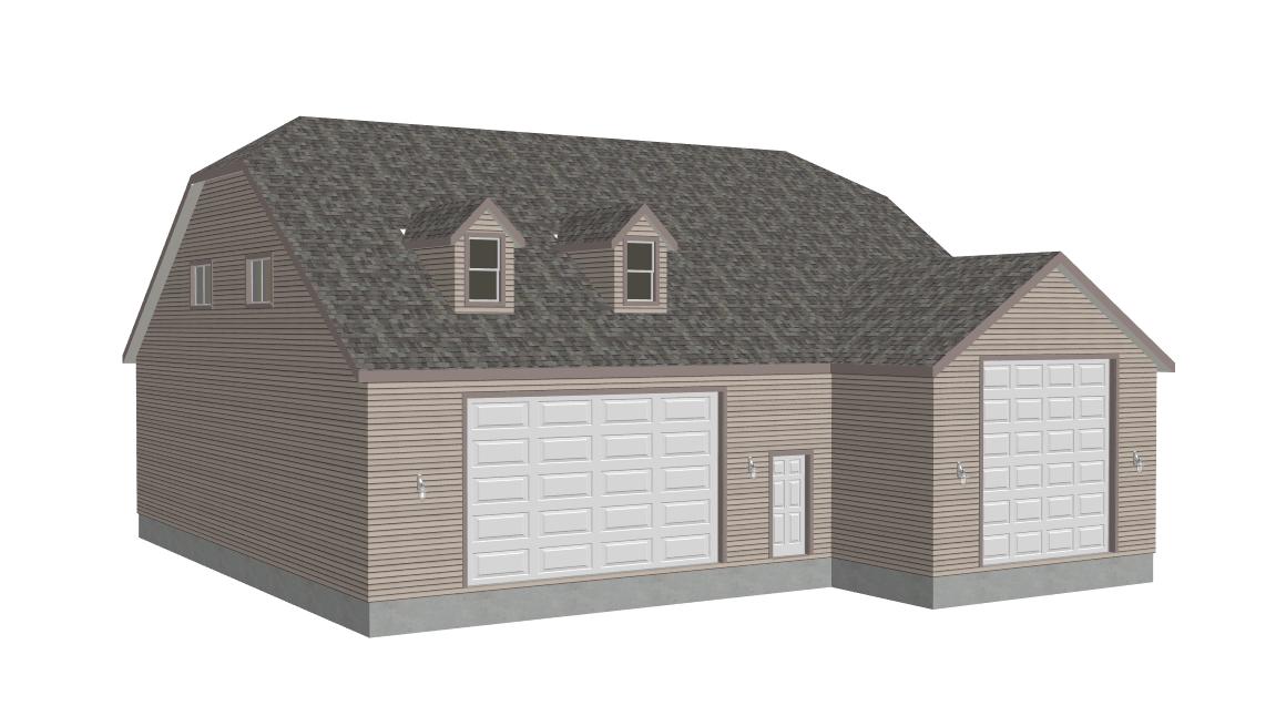 G3a X 60 X 14 And 50 X 43 X 12 Rv Garage Plans With