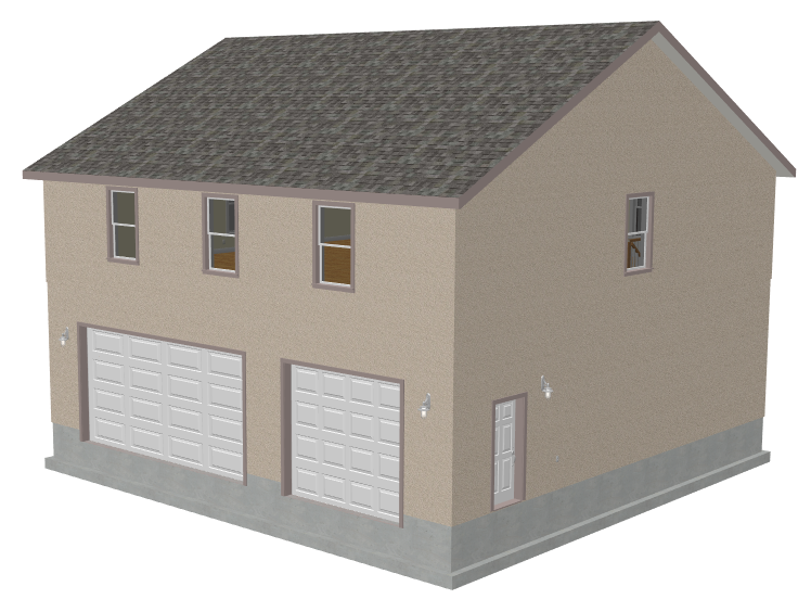 #G482 Plans, 40' x 40' x 10' With Full Second Floor