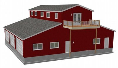 G468 60 x 60 14 Barn RV Garage with apartment PDF and DWG files