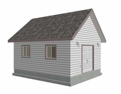G391a 16x20x8 Bunkhouse - Shed - Workshop