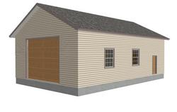 #g226 30 x 48 - 14&#39; tall garage plan