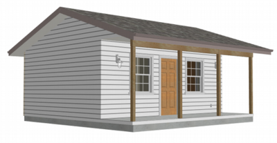 Bunkhouse with a porch PDF