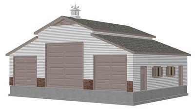 g197 Custom 36 x 46 RV Garage Plans PDF and DWG