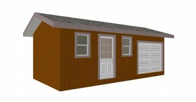 g249 12' x 24' Shed Plans