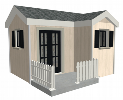 The Cottage Playhouse Plan PDF and DWG files