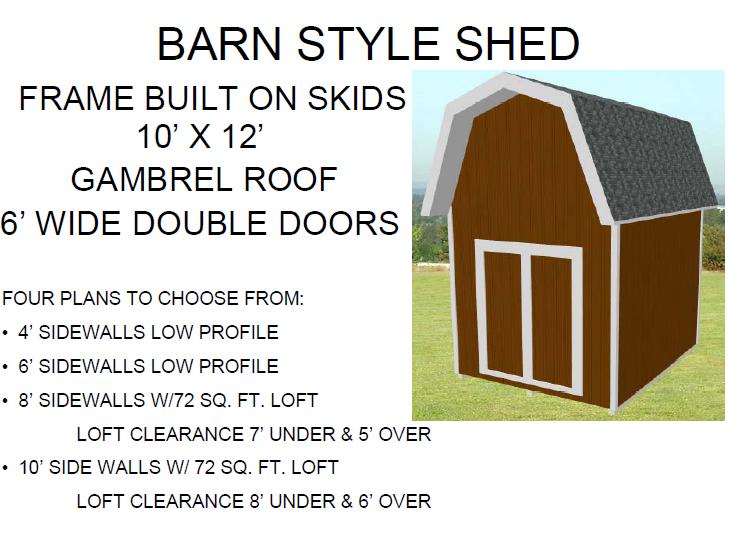 Special Offer 12 Gambrel Barn Blueprints and Plans