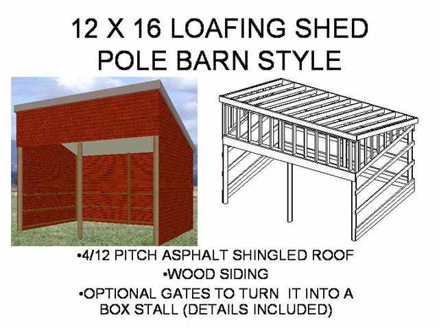 9 Pole Barn Garage Plans Only $19.99