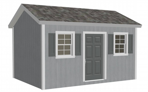G473 10 X 14 X 8 garden shed playhouse plan chicken coop