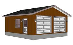 #g218 24 x 26 garage plan with PDF and DWG