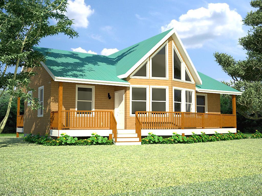 #h232 Alaskan Cabin Plan in DWG and PDF