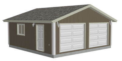 #g569 24 x 24 x 8 Garage plans with PDF and DWG