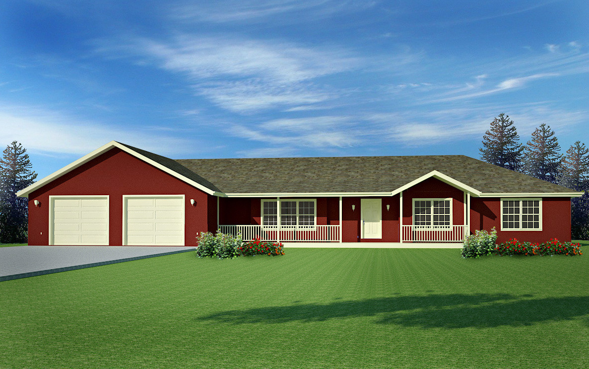 #H170 House Plans Ranch style 220 Sq Ft in PDF and DWG