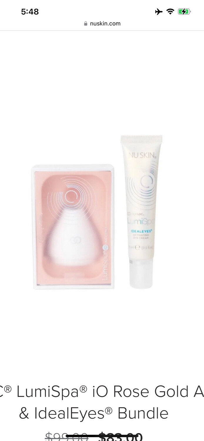 Lumispa iO Eye Bundle (Rose Gold)