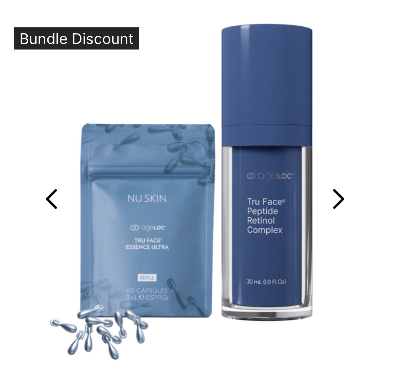 ageLOC® Tru Face® Peptide Retinol Complex + TFEU Refill Pouch Bundle