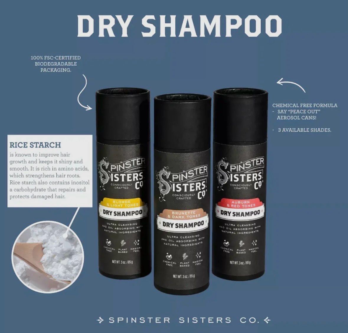 Spinster Sisters Dry Shampoo