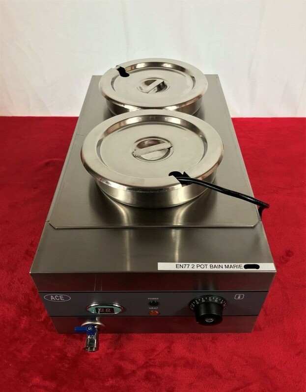 ACE 2 Pot Round Wet Bain Marie *BRAND NEW*