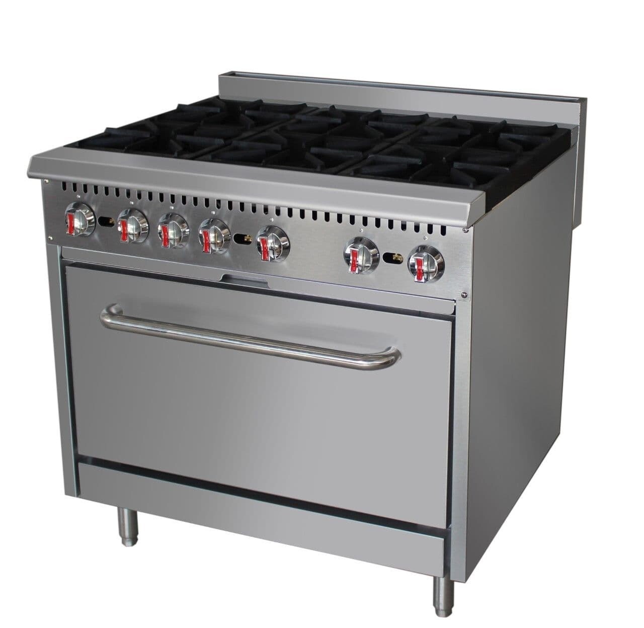 6 Burner Gas Range With Oven *Brand New*