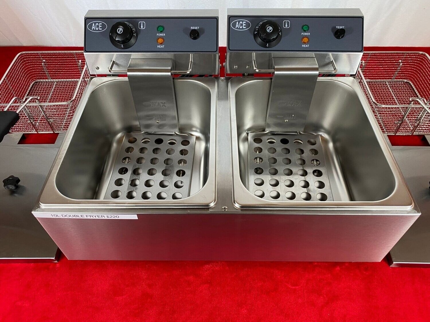 ACE 10L Double Fryer *BRAND NEW*
