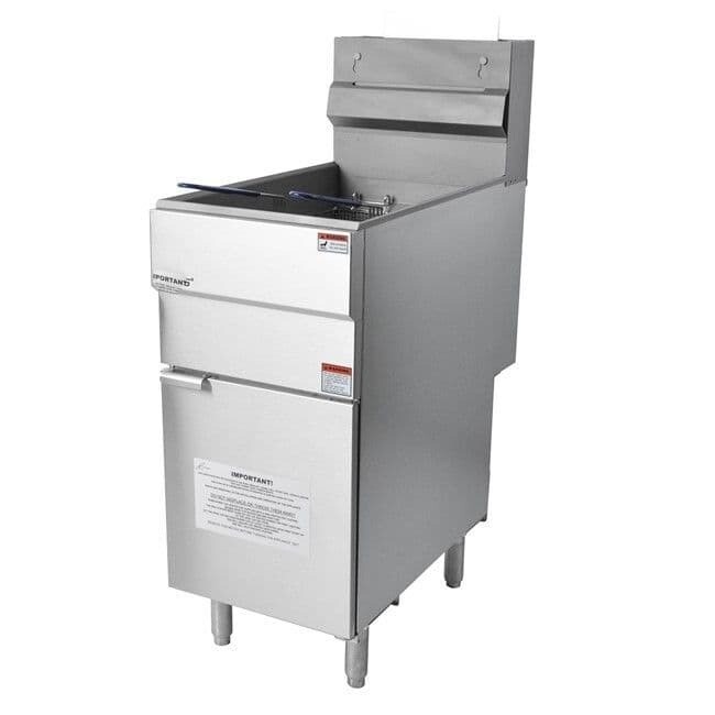 HOSTY Gas Fryer Single Tank with Twin Baskets 18L *BRAND NEW*