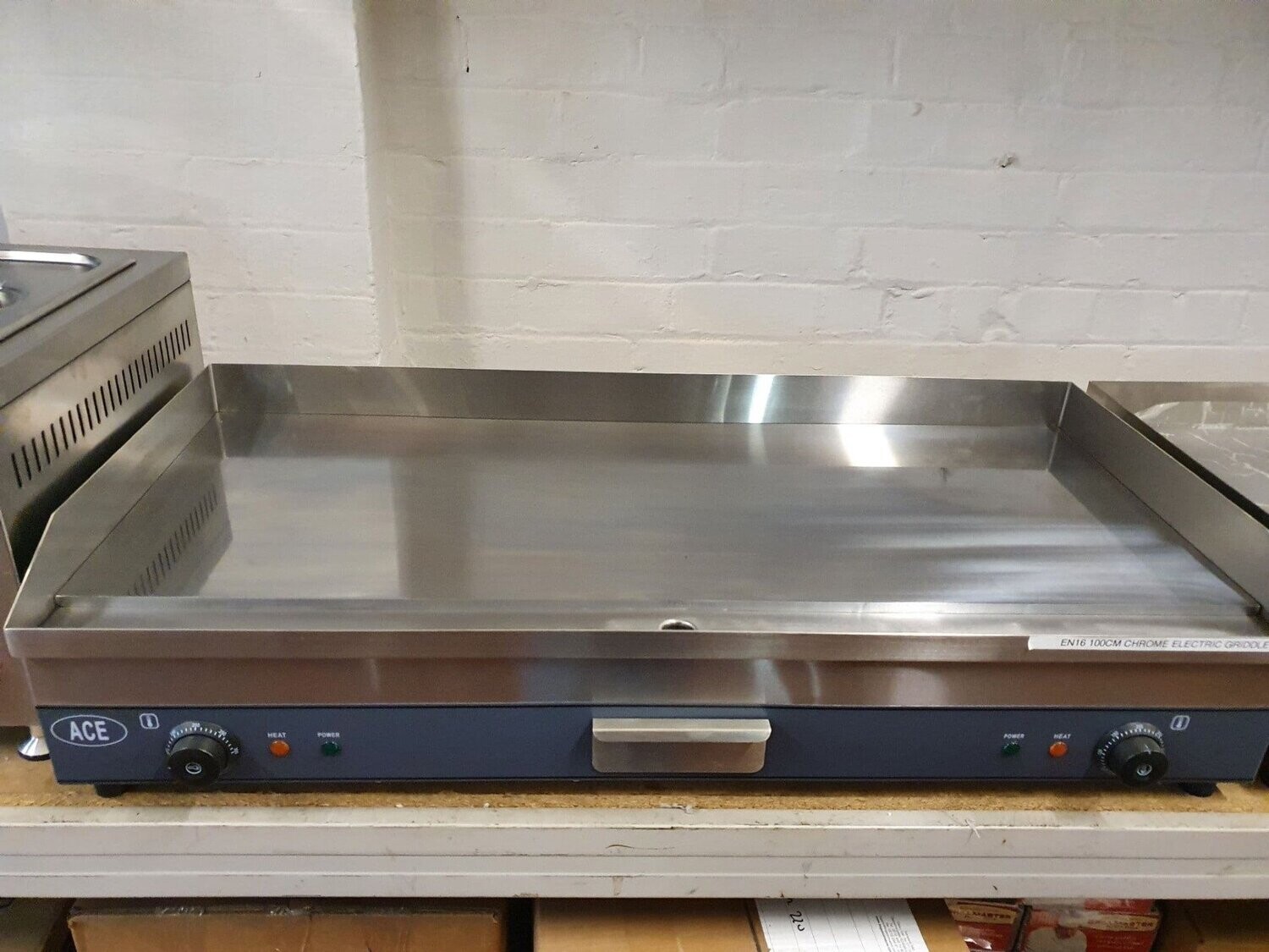 ACE 100cm Electric Chrome Griddle *BRAND NEW*