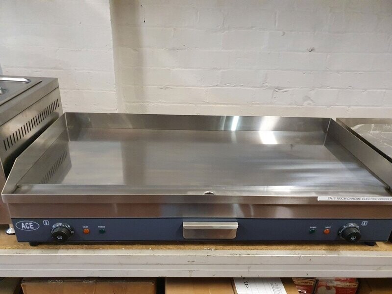 ACE 100cm Electric Chrome Griddle *BRAND NEW*
