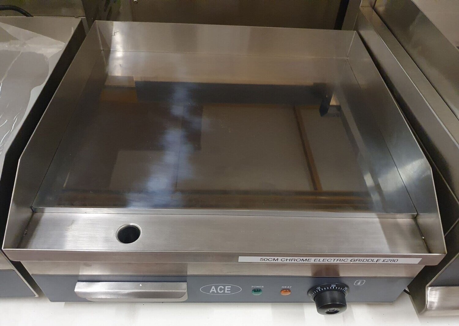 ACE 50cm Chrome Electric Griddle *BRAND NEW*