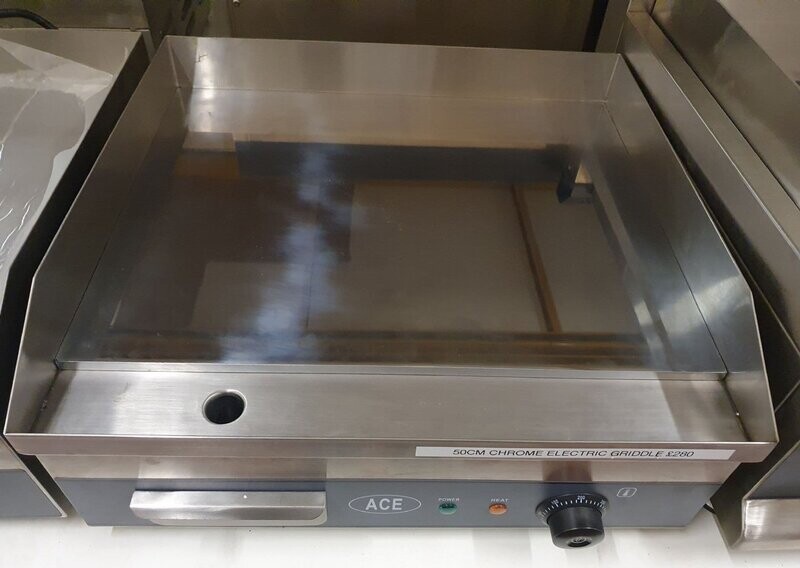 ACE 50cm Chrome Electric Griddle *BRAND NEW*