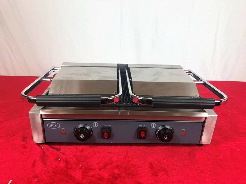 ACE Double Panini Grill/Contact Grill R/F *BRAND NEW*