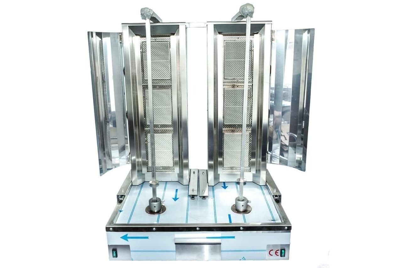 HOSTY 3 Burner Double Kebab Machine/Natural Gas *BRAND NEW*