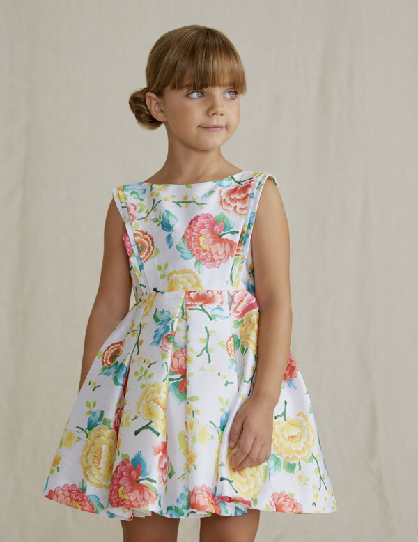 Vestido estructura flroes 5050 Abel y Lula