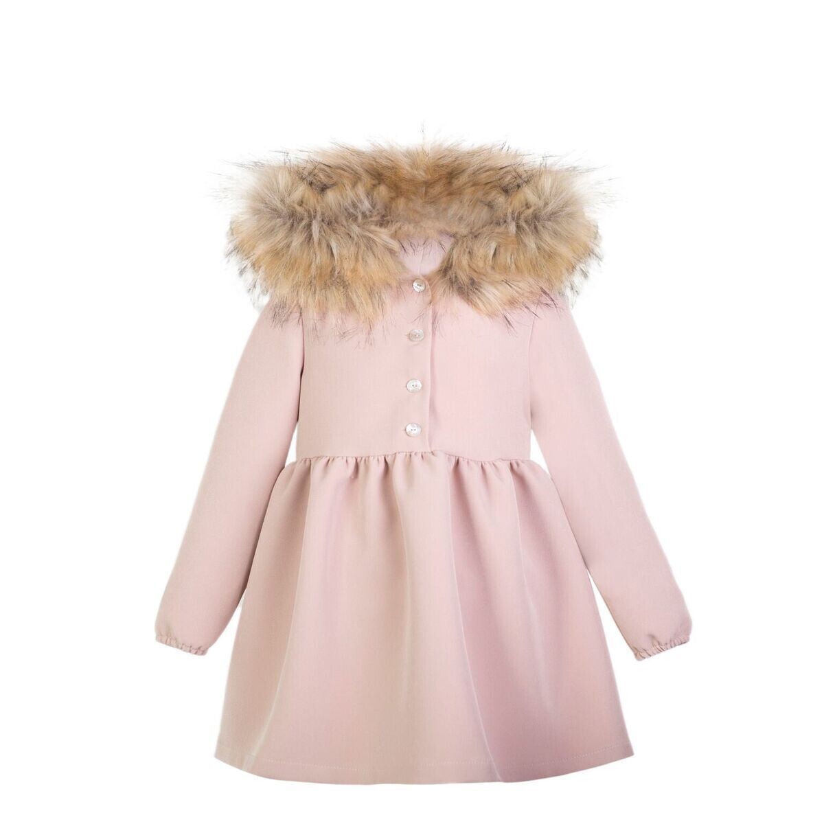 Vestido con aplique pelo 4004VE Eve children
