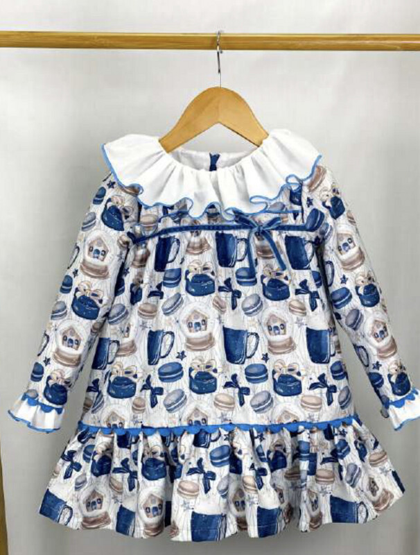 Vestido tazas IN013 Nini moda infantil