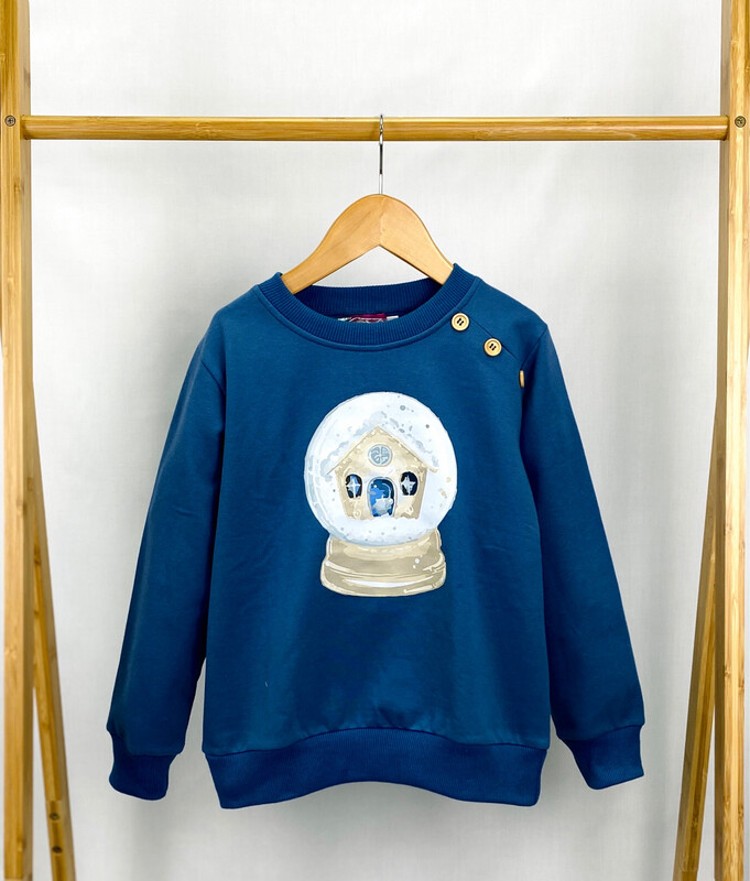 Sudadera unisex bolita de nieve IN024 Nini moda infantil