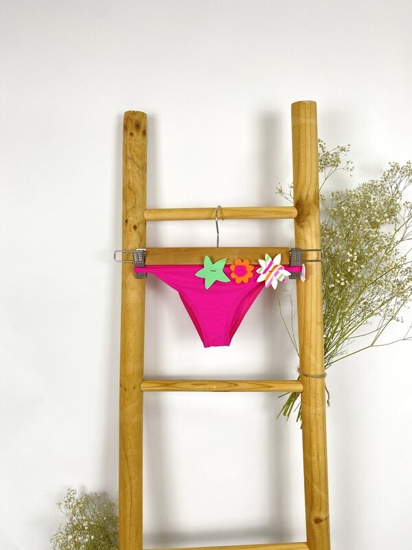 Culetin + gorro baño fucsia VC715 By candelaria