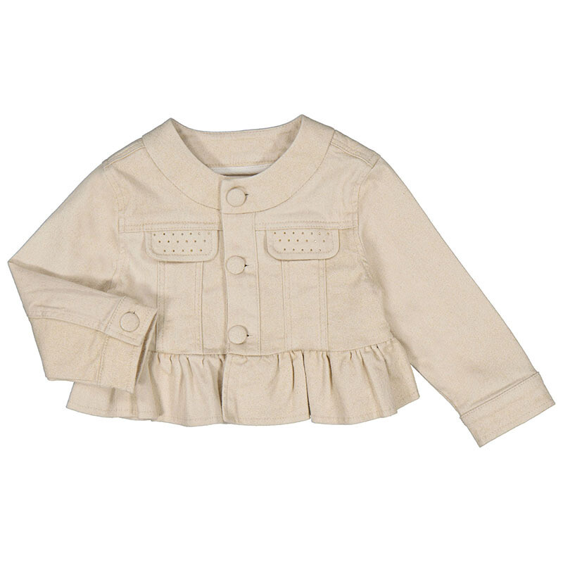 Cazadora denim beige 5355 Abel y lula