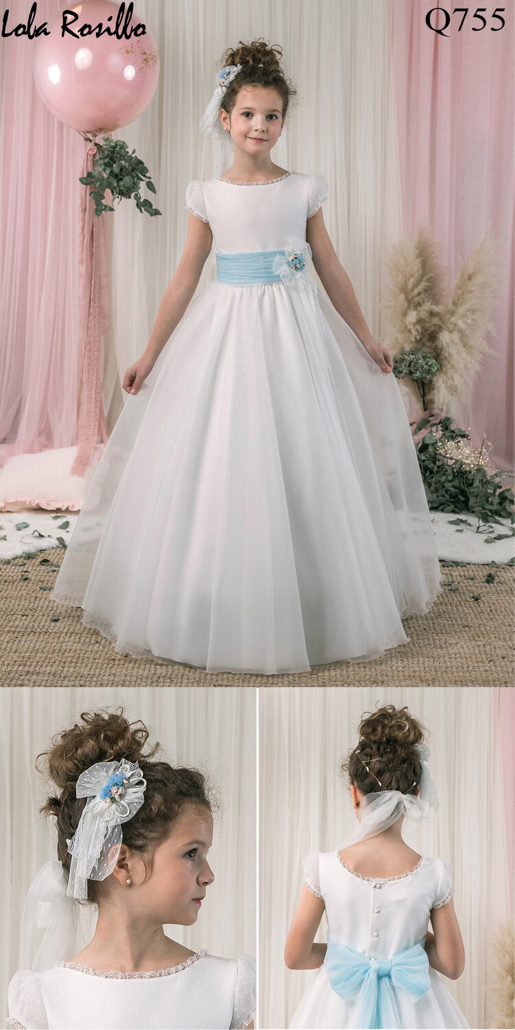 Vestido comunión Q755 Lola Rosillo
