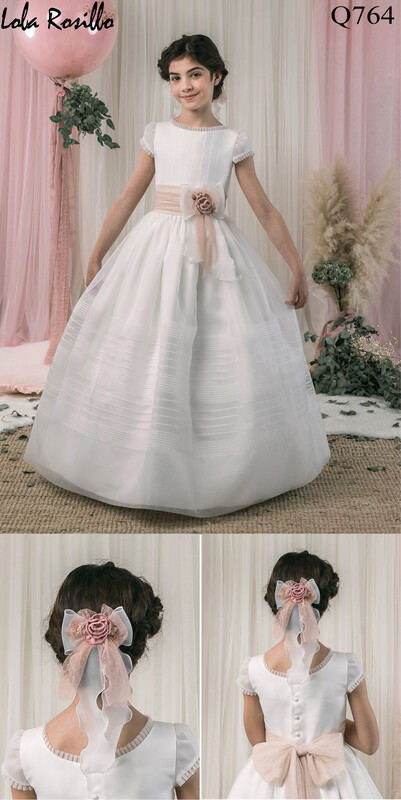Vestido comunión Q764 Lola Rosillo